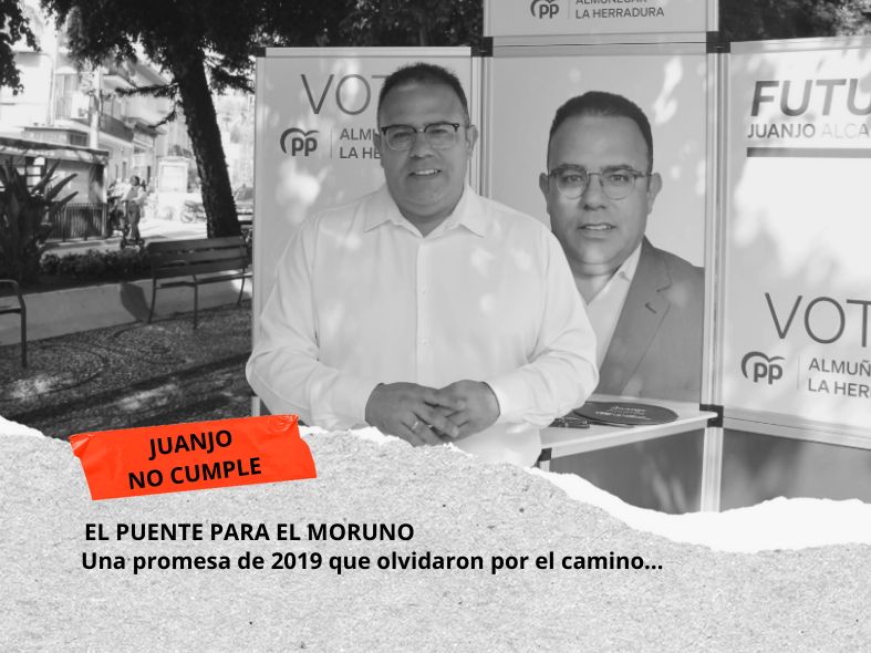 El PSOE pide al gobierno del PP que se ponga las “pilas” de una vez y saque del cajón el proyecto para el puente El Moruno y Río Seco