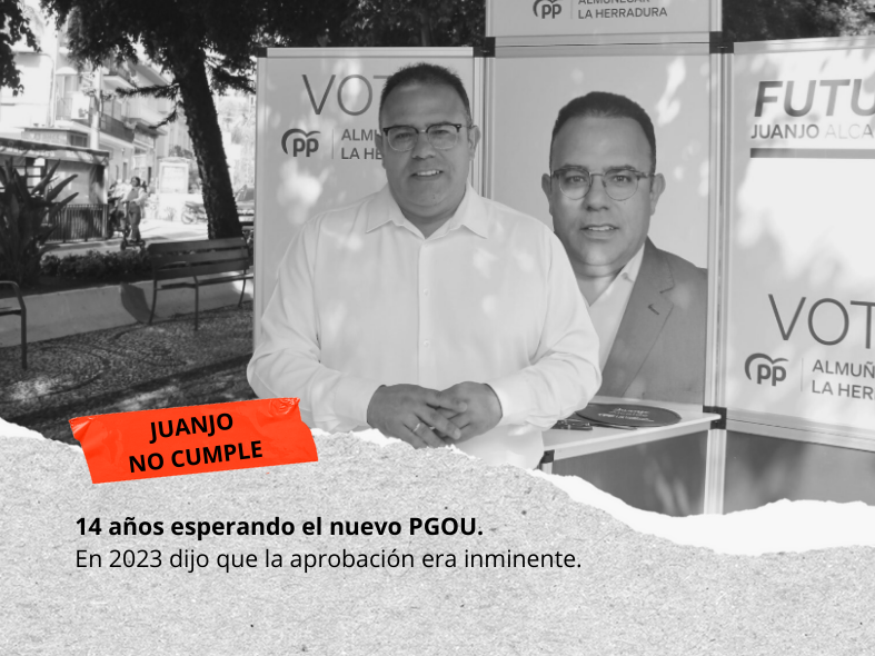 El PSOE reclama explicaciones inmediatas a Juan José Ruiz Joya y a su concejal de urbanismo tras años de anuncios sin PGOU aprobado