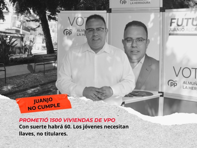 El PSOE exige al PP un calendario real para la vivienda pública tras prometer 1500 VPO y no mover una sola piedra