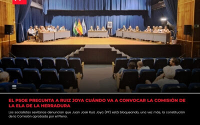 El PSOE pregunta a Ruiz Joya cuándo va a convocar la comisión de la ELA de La Herradura