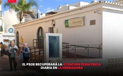 El PSOE recuperará la atención pediátrica diaria en La Herradura
