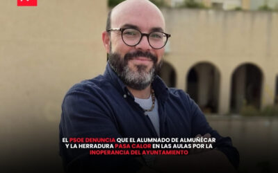 El PSOE denuncia que el alumnado de Almuñécar y La Herradura pasa calor en las aulas por la inoperancia del Ayuntamiento
