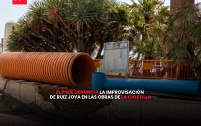 El PSOE denuncia la improvisación de Ruiz Joya en las obras de La Caletilla