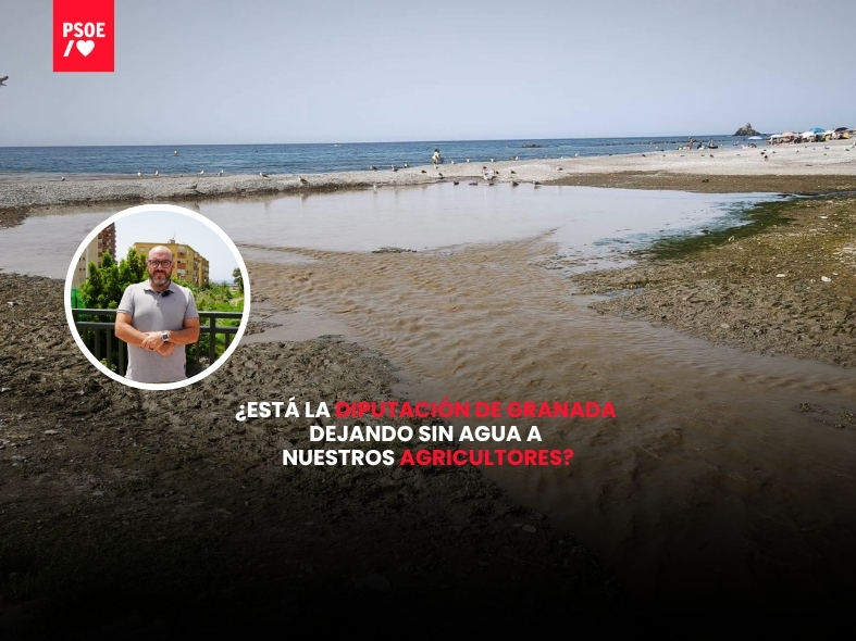 El PSOE denuncia que la Diputación vacía el acuífero de Río Verde y arroja cientos de miles de litros de agua al mar