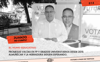 El PSOE denuncia el «humo educativo» y el incumplimiento de las promesas de Ruiz Joya en formación profesional y universitaria